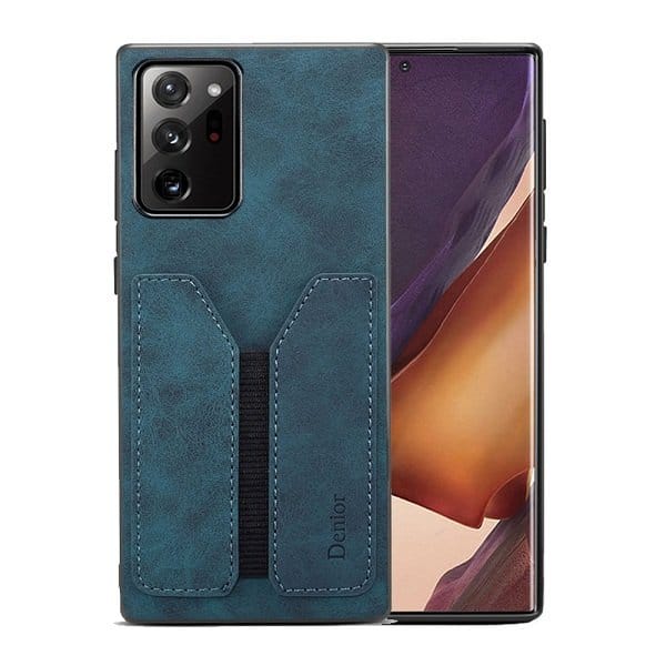 Blue Denior Samsung Galaxy Note 20 Ultra Leather Case Blue Denior Samsung Galaxy Note 20 Ultra Leather Case
